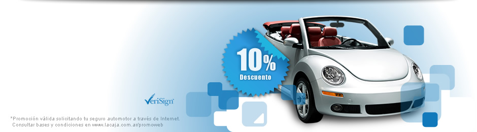 Solicitá Online el Seguro para tu Auto con un 10% de Descuento durante el primer año.